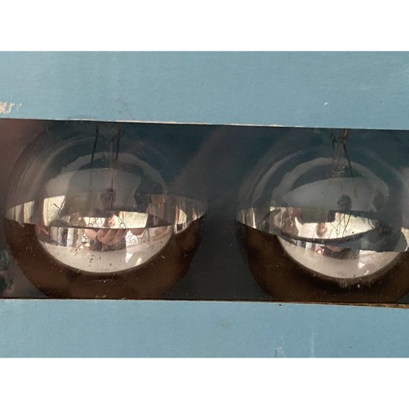 10Ct G Silver Coated Mercury Glass Type Ball String‎ Lights Indoor Outdoor New - Picture 16 of 16